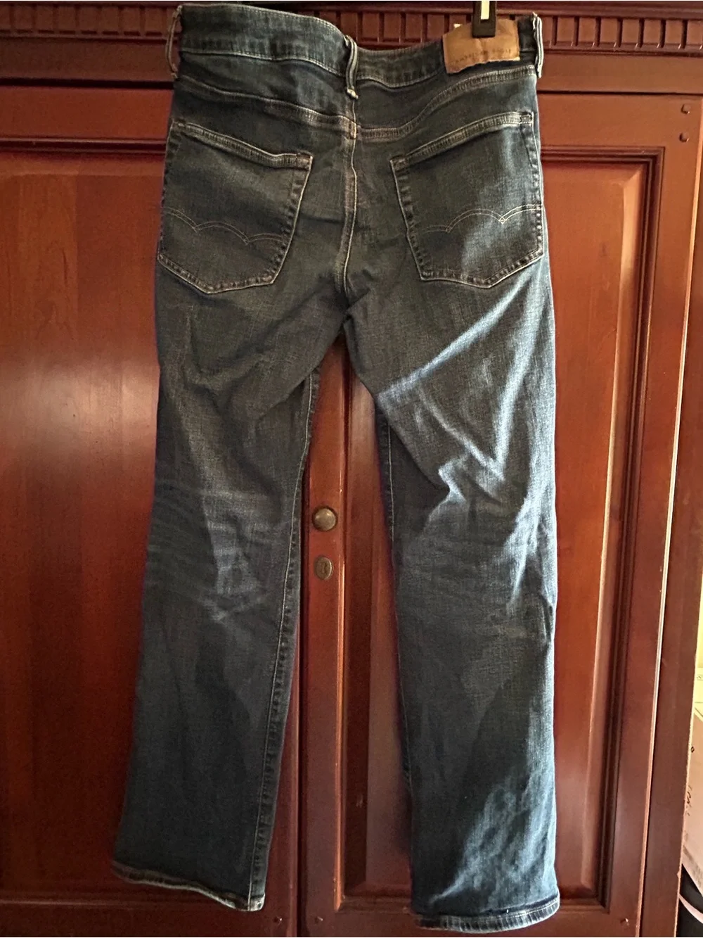 American Eagle Outfitters Men's Bootcut Jeans in Dark Blue